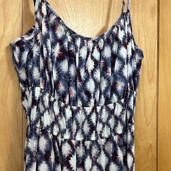 Rails Navy and White Patterned Maxi Dress - Picture 3 of 3